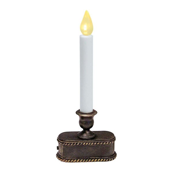 Goldengifts No Scent Rubbed Bronze Auto Sensor Candle, 9 in. GO1493177